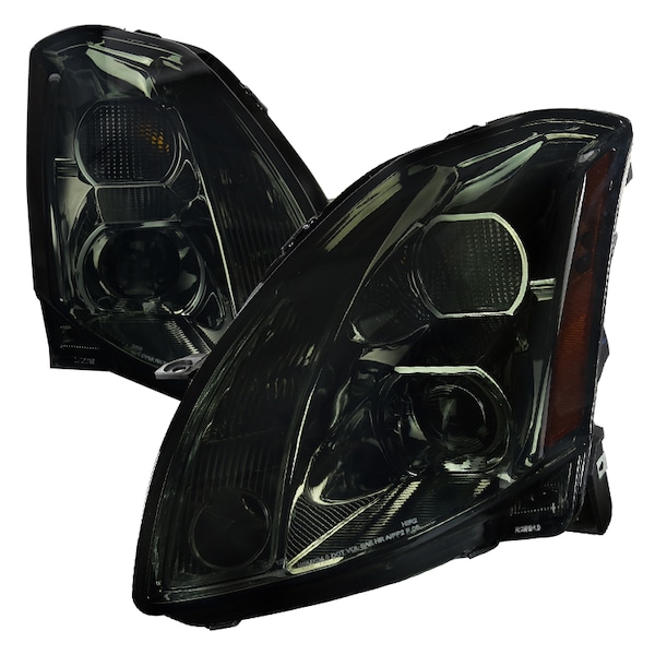 Spec-D Tuning 04-06 Nissan Maxima Projector Headlights - Smoke 2LHP-MAX04G-RS - main